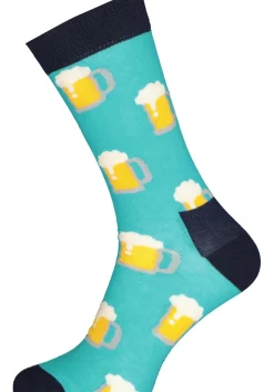 Funday Socks Giftset unisex sokken (4-pack), Beer and party food