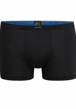 Gotzburg heren boxer normale lengte (1-pack), zwart geruit