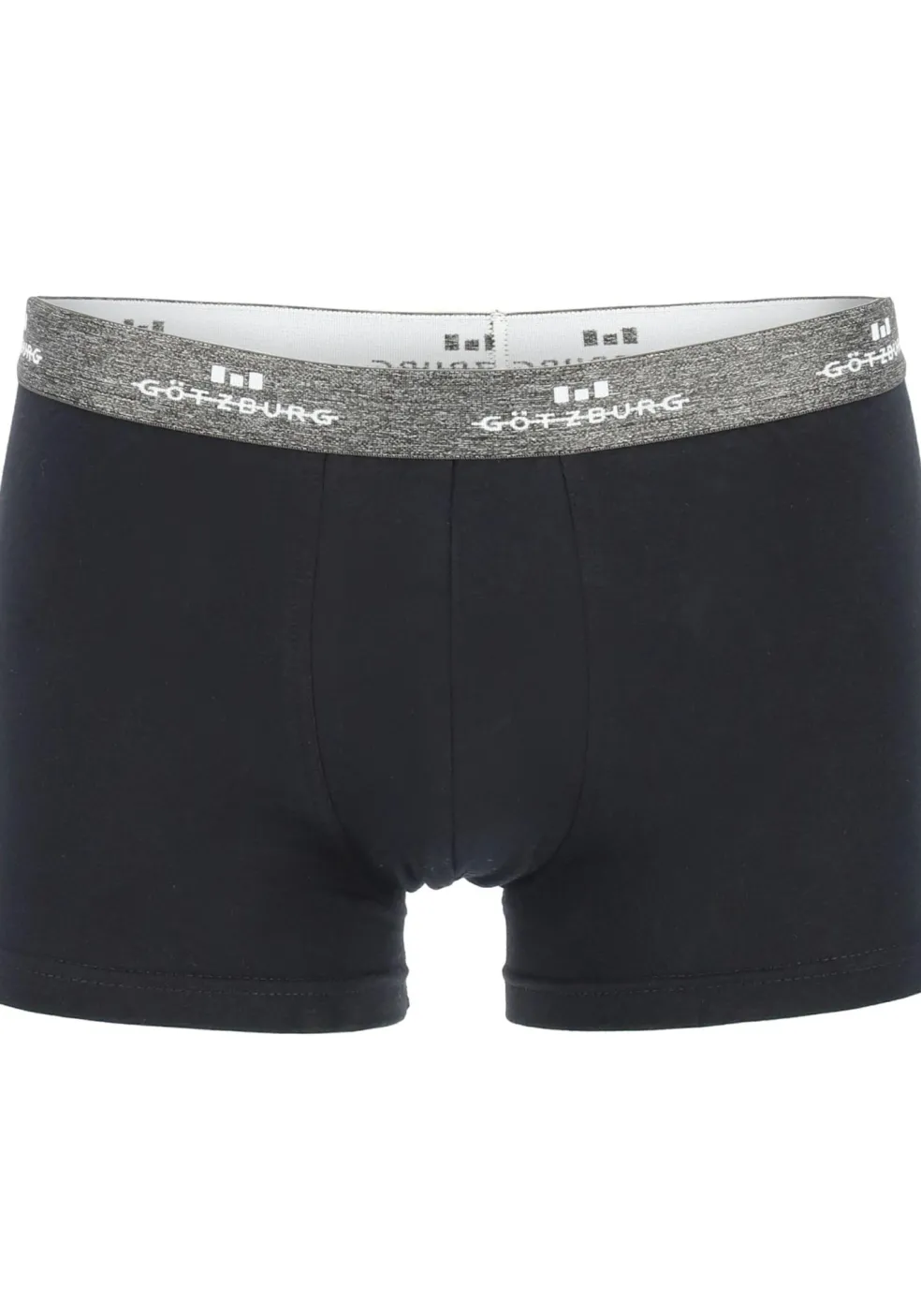 Gotzburg heren boxers (2-pack), normale lengte, zwart