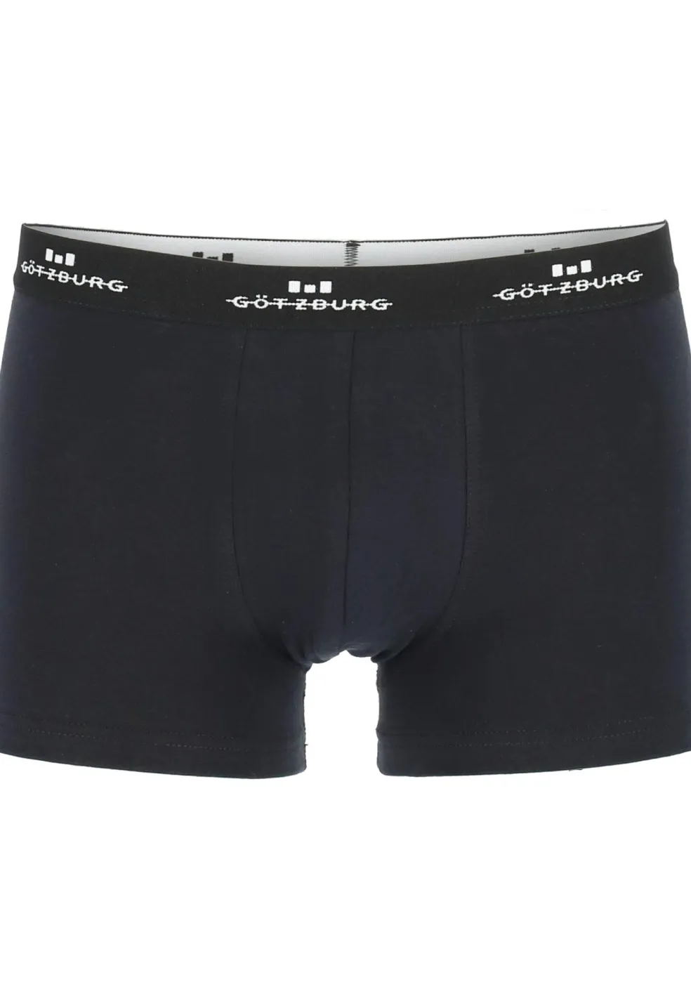 Gotzburg heren boxers (2-pack), normale lengte, zwart