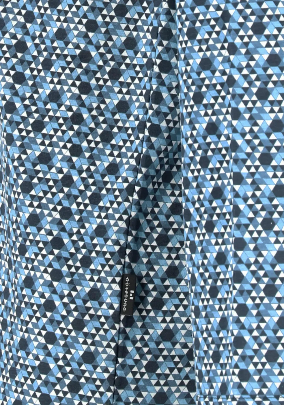 Gotzburg heren pyjama, blauw dessin