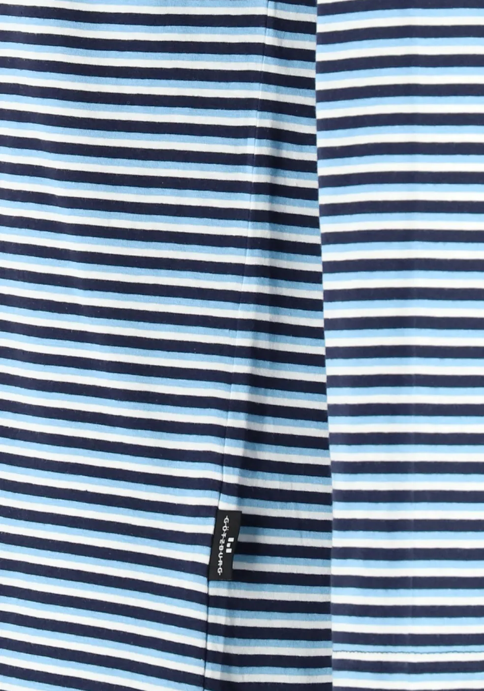 Gotzburg heren pyjama, blauw gestreept