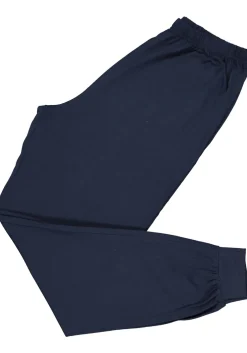 Gotzburg heren pyjama, blauw gestreept