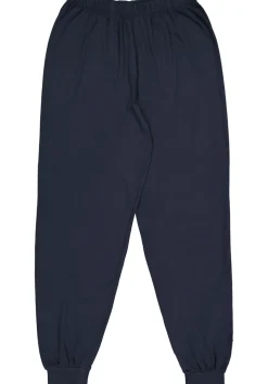 Gotzburg heren pyjama, blauw met rood en wit dessin
