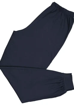 Gotzburg heren pyjama, blauw met lichtblauw en wit dessin