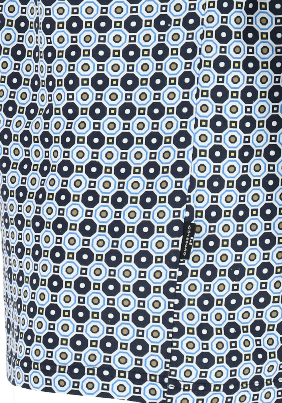 Gotzburg heren shortama, blauw dessin