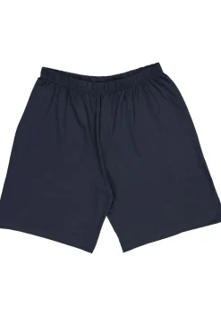 Gotzburg heren shortama, blauw met rood en wit dessin