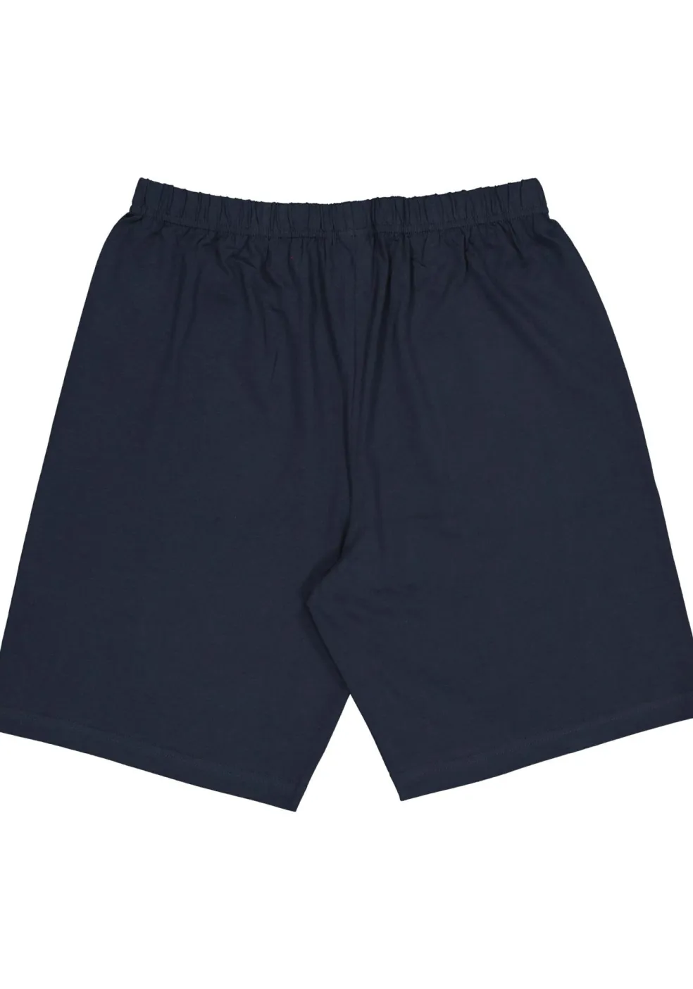 Gotzburg heren shortama met knoopjes, blauw met lichtblauw en wit dessin