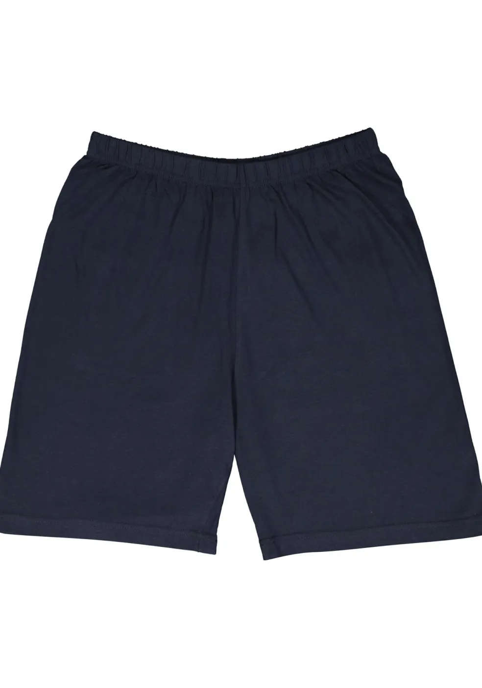 Gotzburg heren shortama V-hals, donkerblauw gestreept