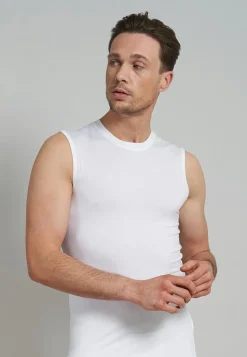 Gotzburg heren singlet O-hals (1-pack), wit