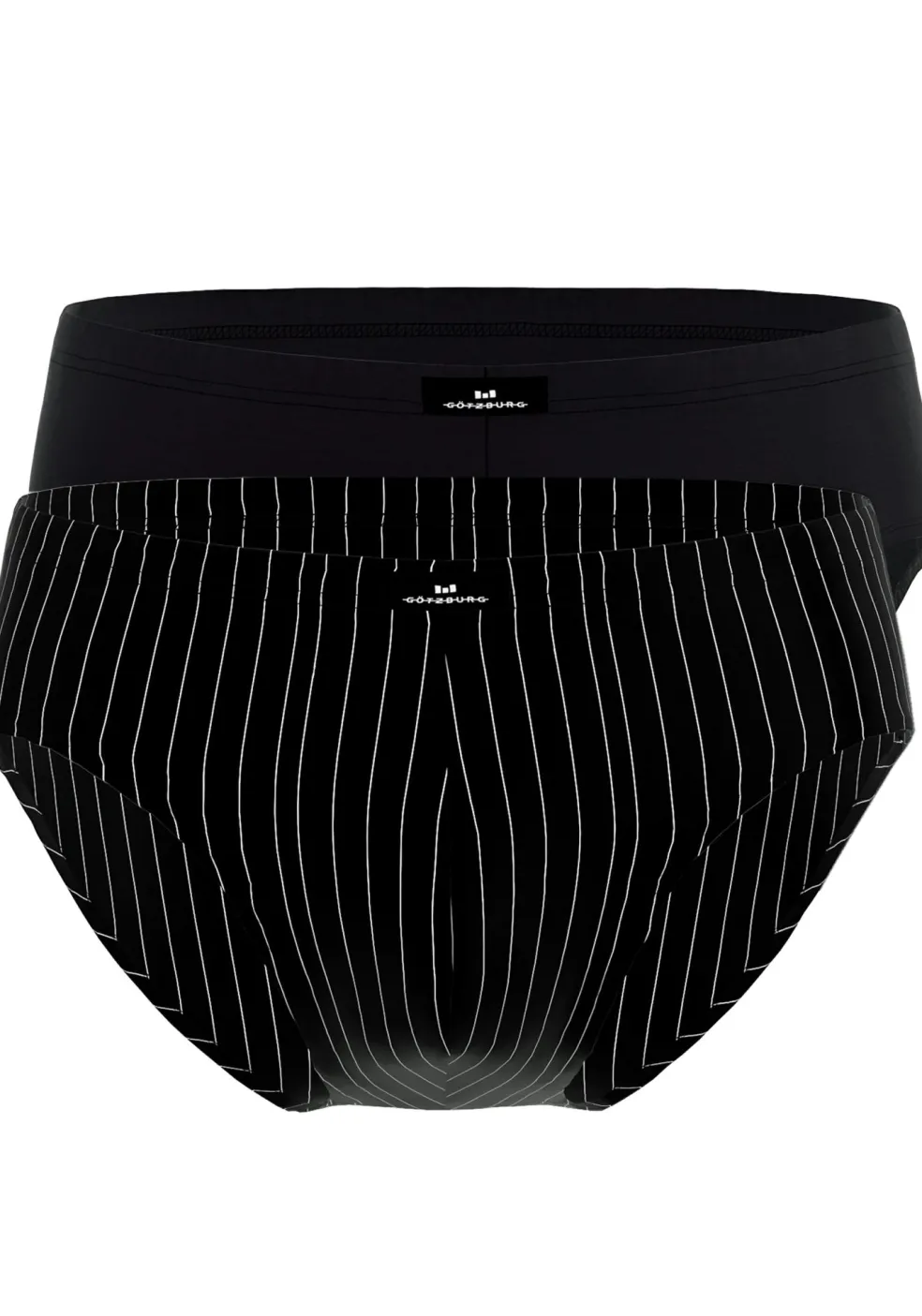 Gotzburg heren sport slip (2-pack), zwart
