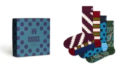 Happy Socks New Vintage Socks Gift Set (4-pack), unisex sokken in cadeauverpakking