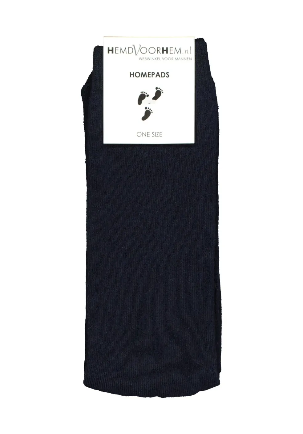 Homepads herensokken, zwart (blauwe noppen)