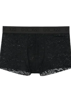 HOM Free cut lace trunk (1-pack), heren boxer, zwart