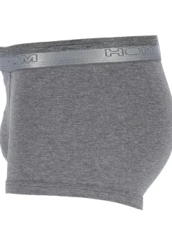 HOM HO1 boxer briefs (1-pack), heren boxer kort met horizontale gulp, antraciet