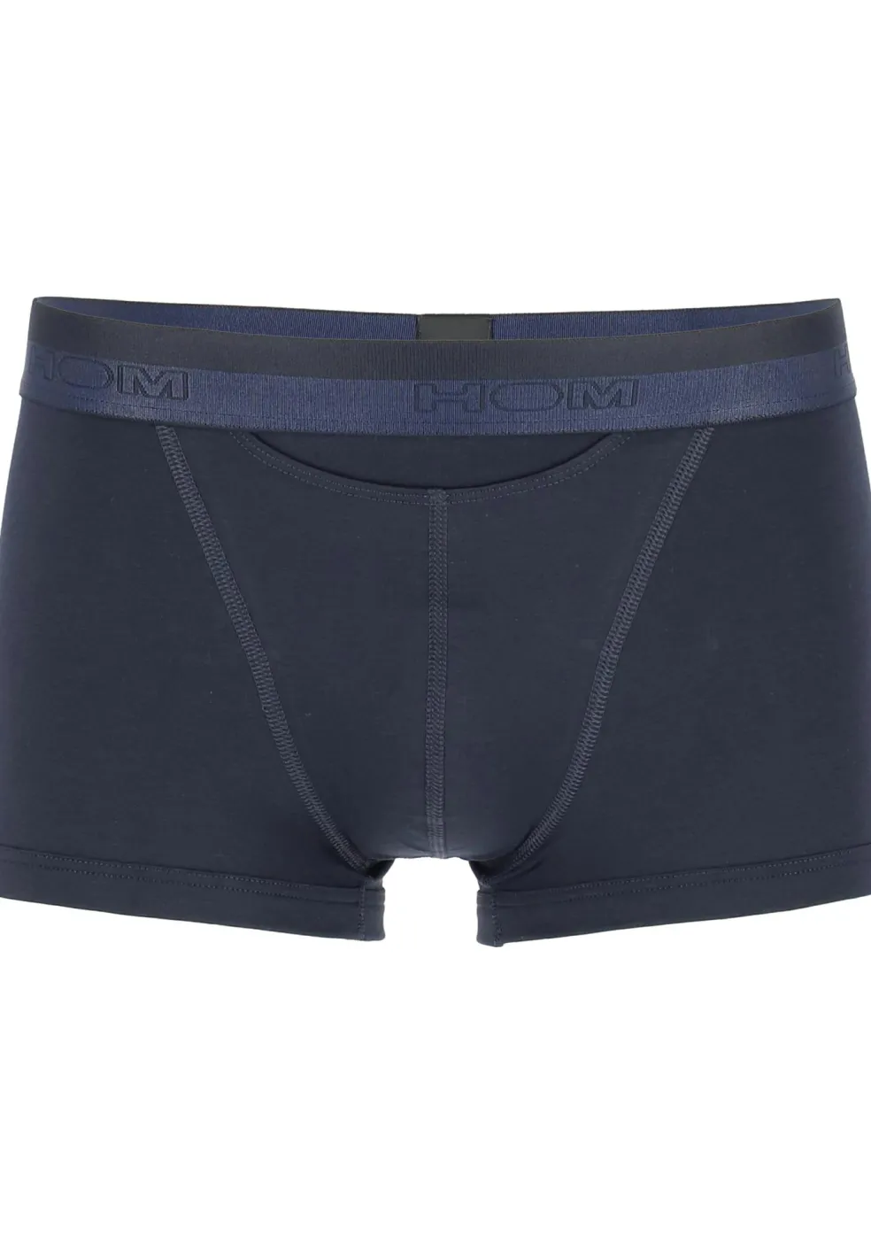 HOM HO1 boxer briefs (1-pack), heren boxer kort met horizontale gulp, navy blauw