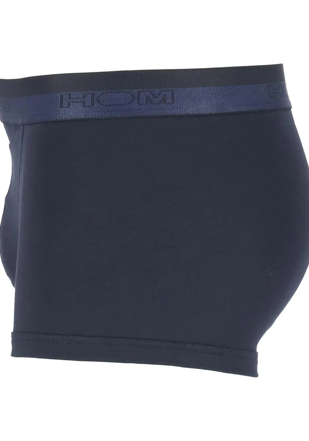 HOM HO1 boxer briefs (1-pack), heren boxer kort met horizontale gulp, navy blauw