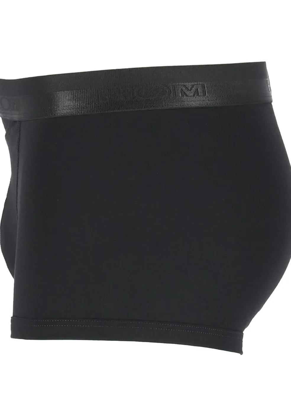HOM HO1 boxer briefs (1-pack), heren boxer kort met horizontale gulp, zwart