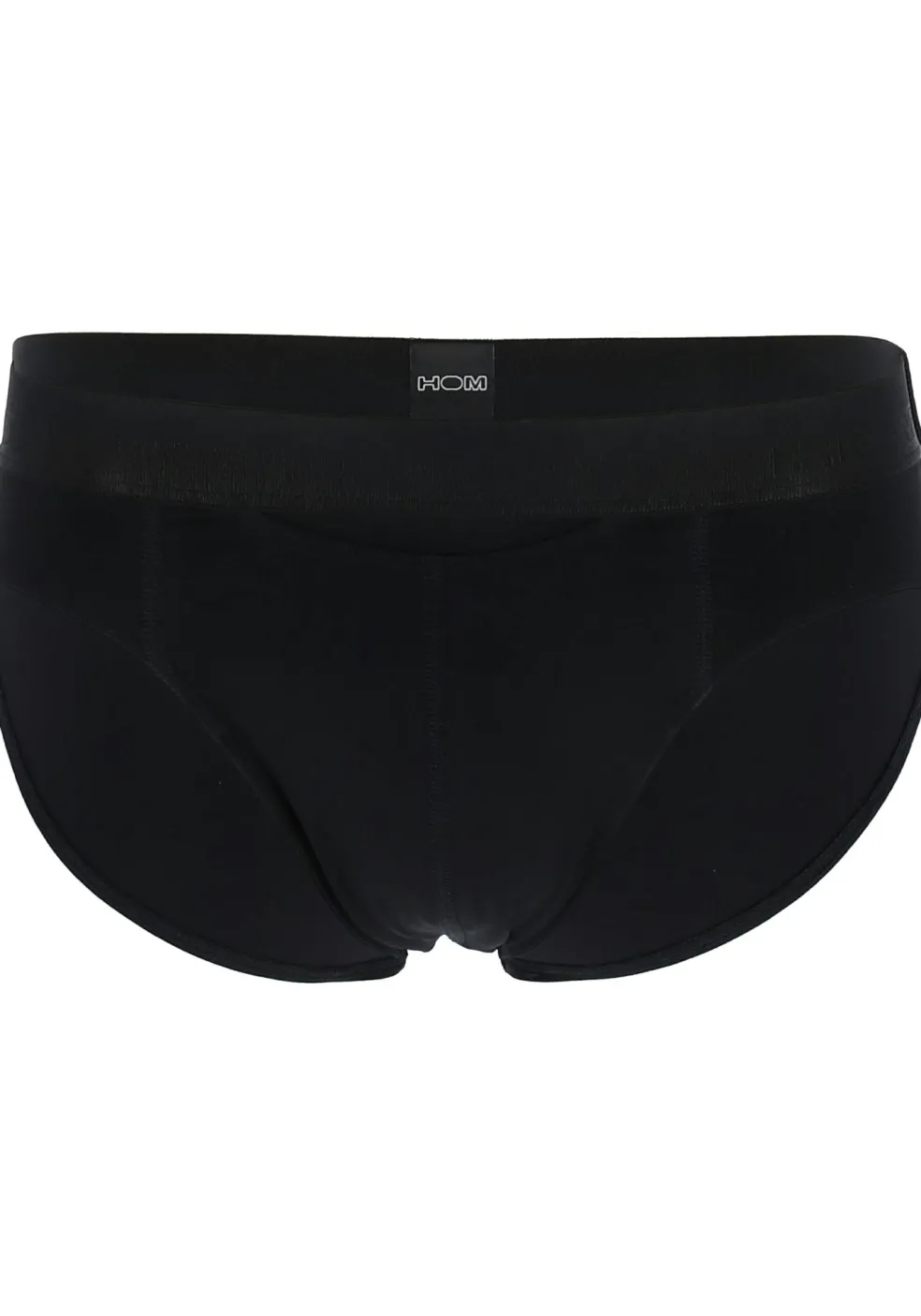HOM HO1 mini briefs slip (1-pack), herenslip met horizontale gulp, zwart