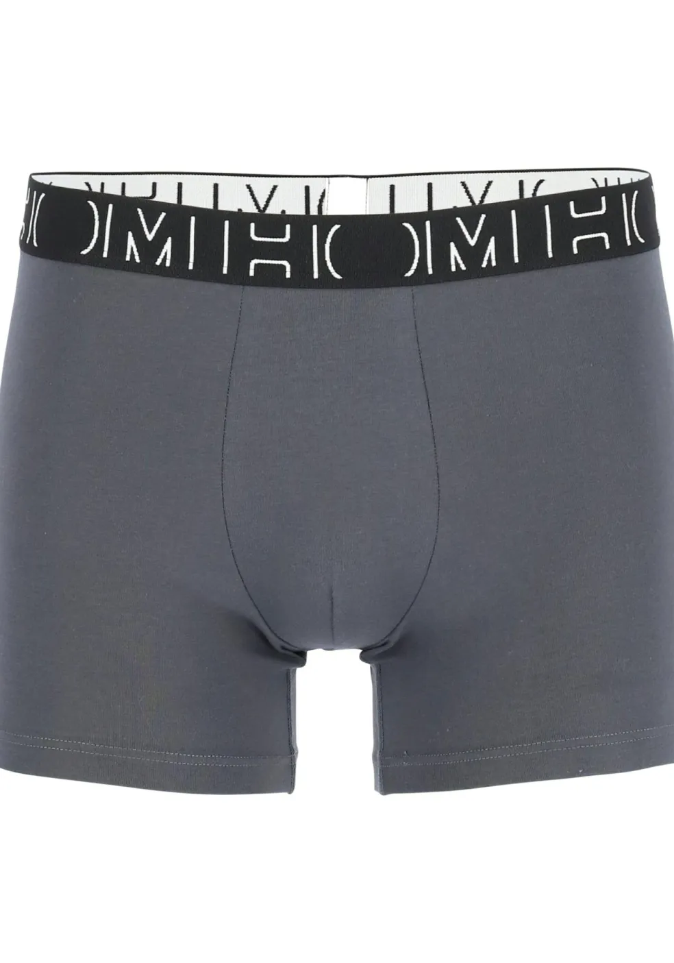 HOM Patrick #2 long boxer briefs (3-pack), heren boxers normale lengte, zwart, grijs, grijs