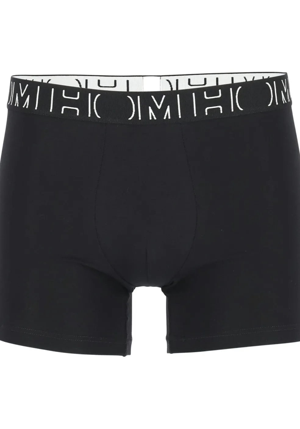 HOM Patrick #2 long boxer briefs (3-pack), heren boxers normale lengte, zwart, grijs, grijs