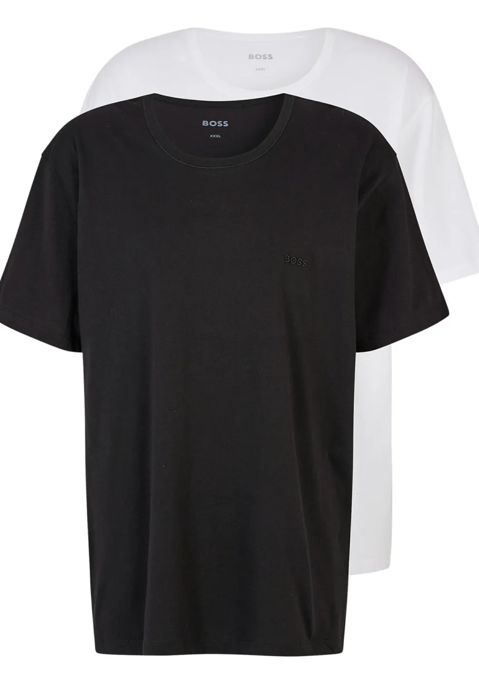 HUGO BOSS Comfort T-shirts relaxed fit (2-pack), heren T-shirts O-hals, multicolor