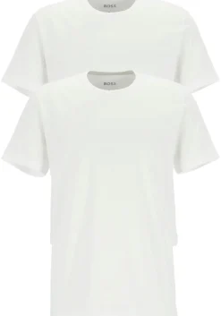 HUGO BOSS Comfort T-shirts relaxed fit (2-pack), heren T-shirts O-hals, wit