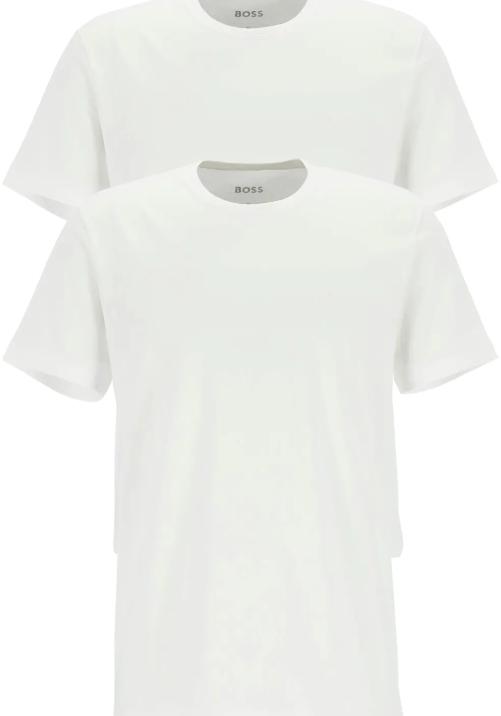 HUGO BOSS Comfort T-shirts relaxed fit (2-pack), heren T-shirts O-hals, wit