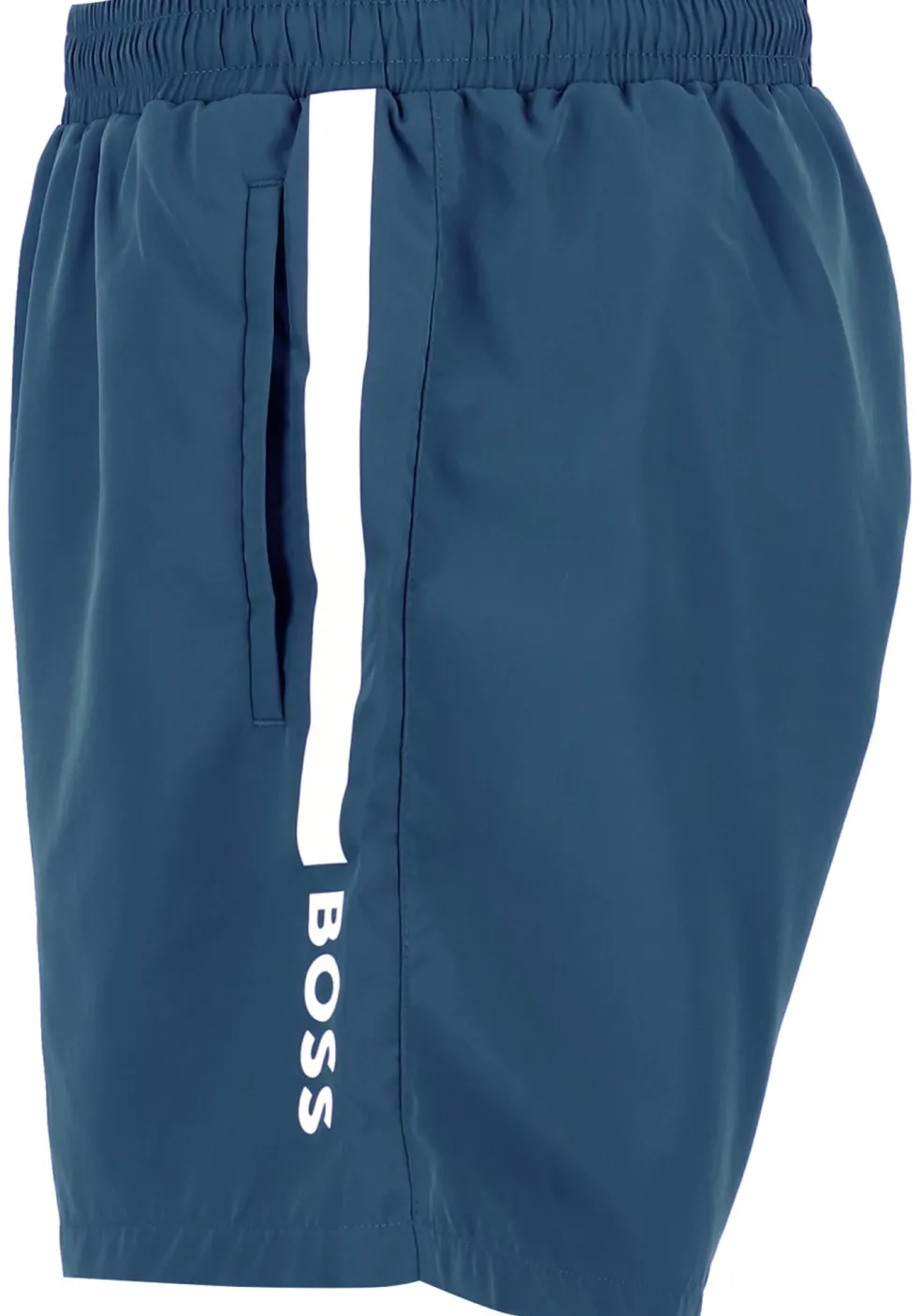 HUGO BOSS Dolphin swim shorts, heren zwembroek, middenblauw