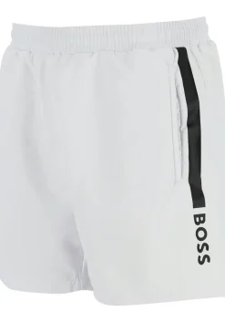 HUGO BOSS Dolphin swim shorts, heren zwembroek, wit
