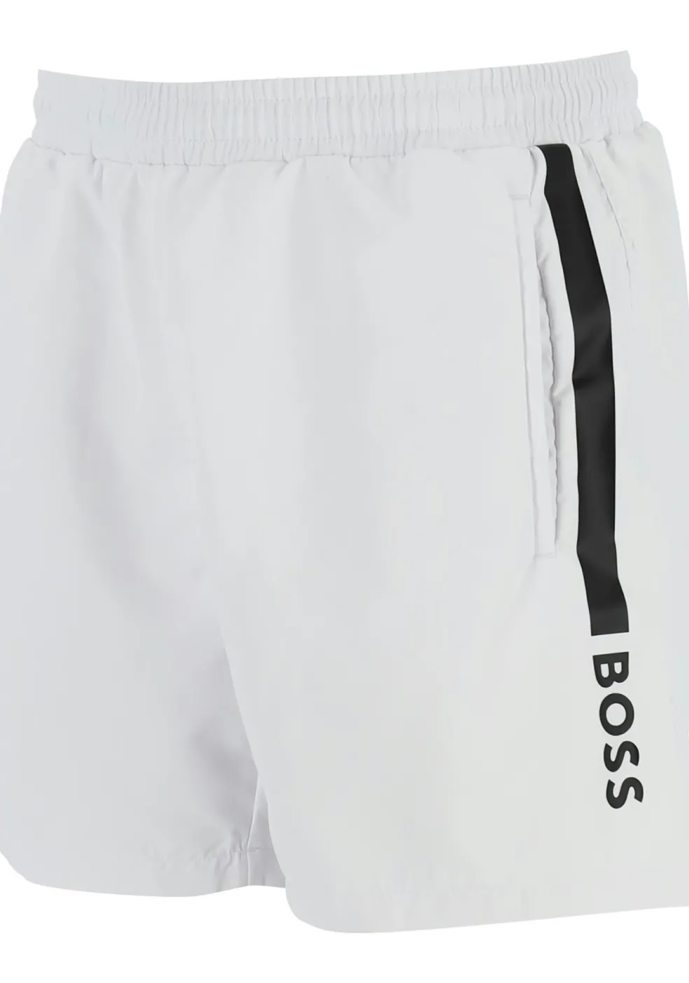 HUGO BOSS Dolphin swim shorts, heren zwembroek, wit