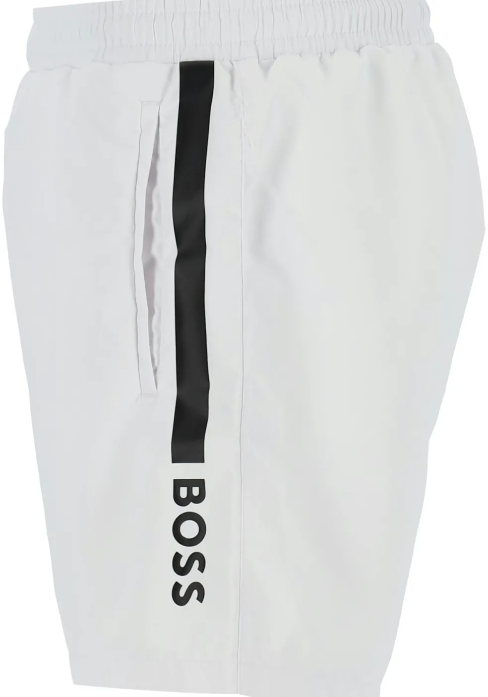 HUGO BOSS Dolphin swim shorts, heren zwembroek, wit