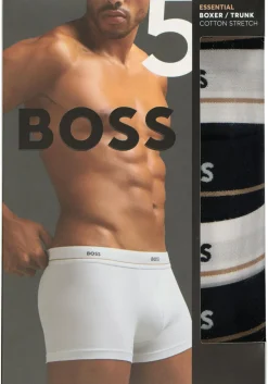 HUGO BOSS Essential trunks (5-pack), heren boxers kort, zwart