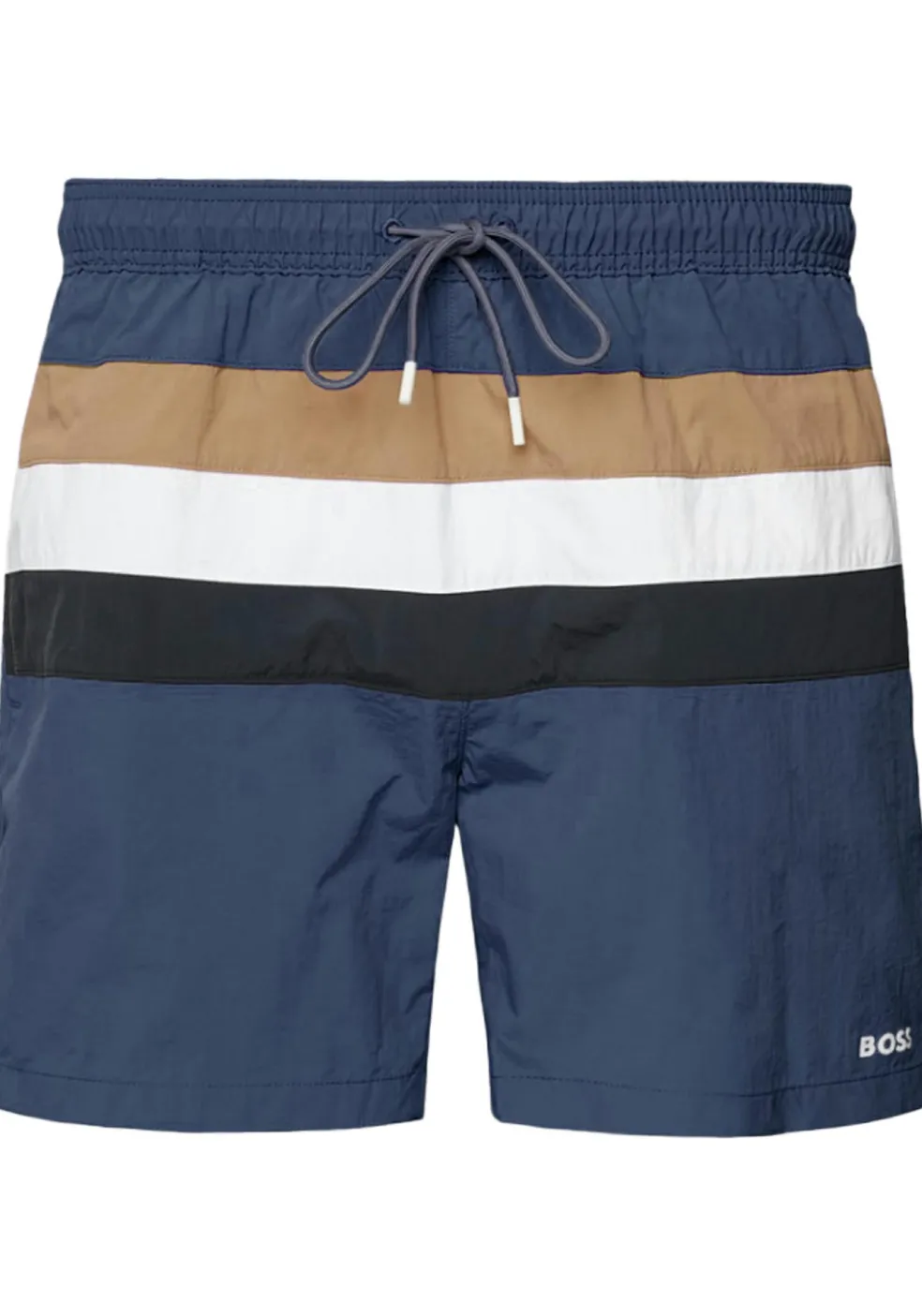 HUGO BOSS Louis swim shorts, heren zwembroek, navy blauw gestreept