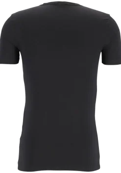 HUGO BOSS Modern stretch T-shirts slim fit (2-pack), heren T-shirts O-hals, zwart