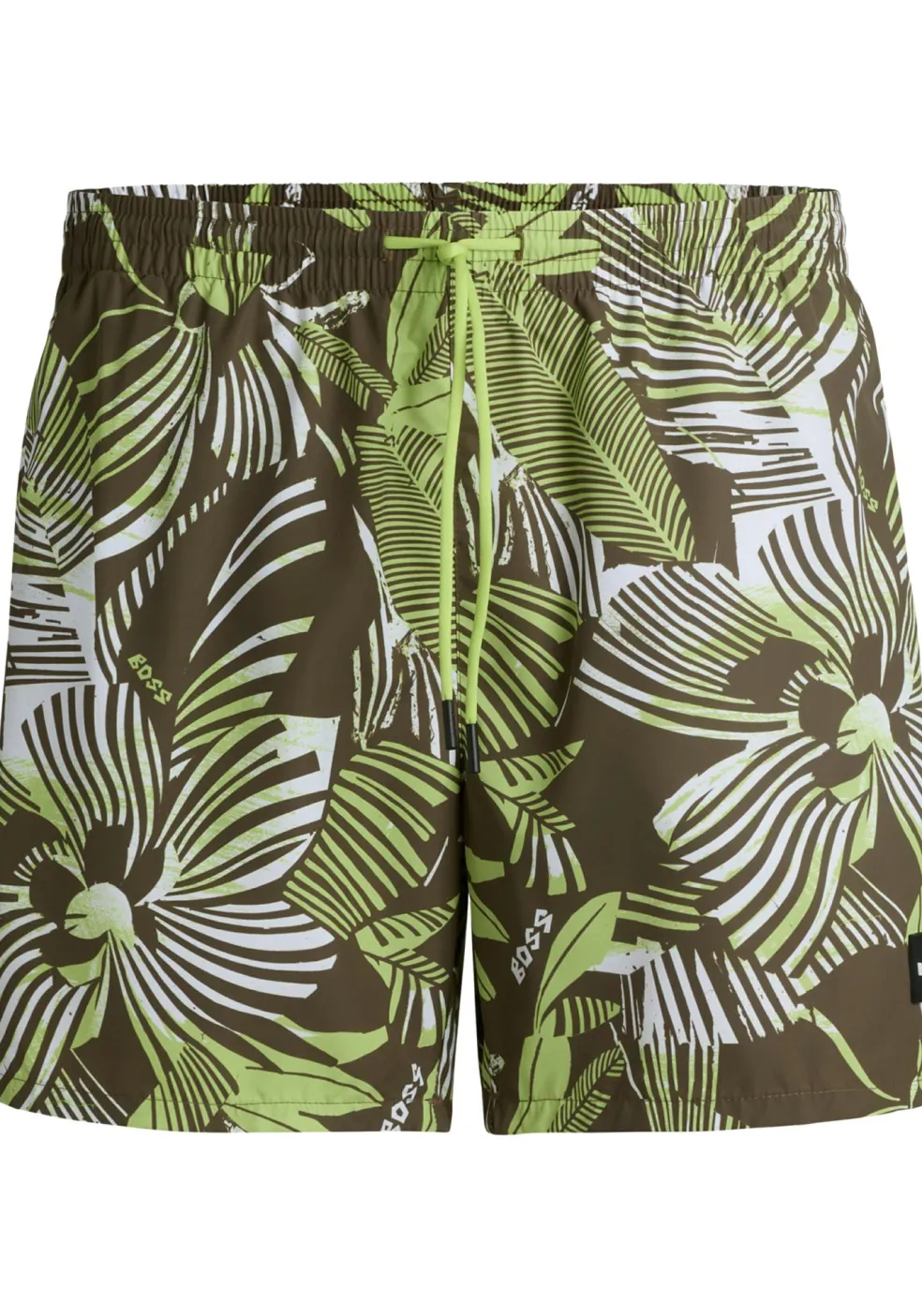 HUGO BOSS Piranha swim shorts, heren zwembroek, groen dessin
