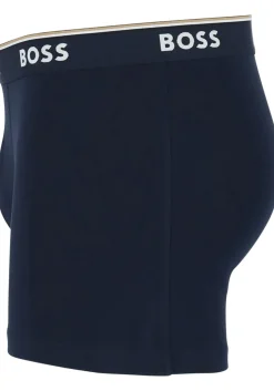 HUGO BOSS Power boxer briefs (3-pack), heren boxers normale lengte, navy, blauw, grijs