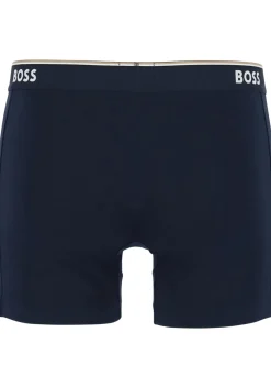 HUGO BOSS Power boxer briefs (3-pack), heren boxers normale lengte, navy, blauw, grijs