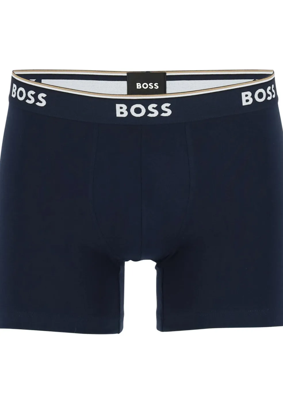 HUGO BOSS Power boxer briefs (3-pack), heren boxers normale lengte, navy, blauw, grijs