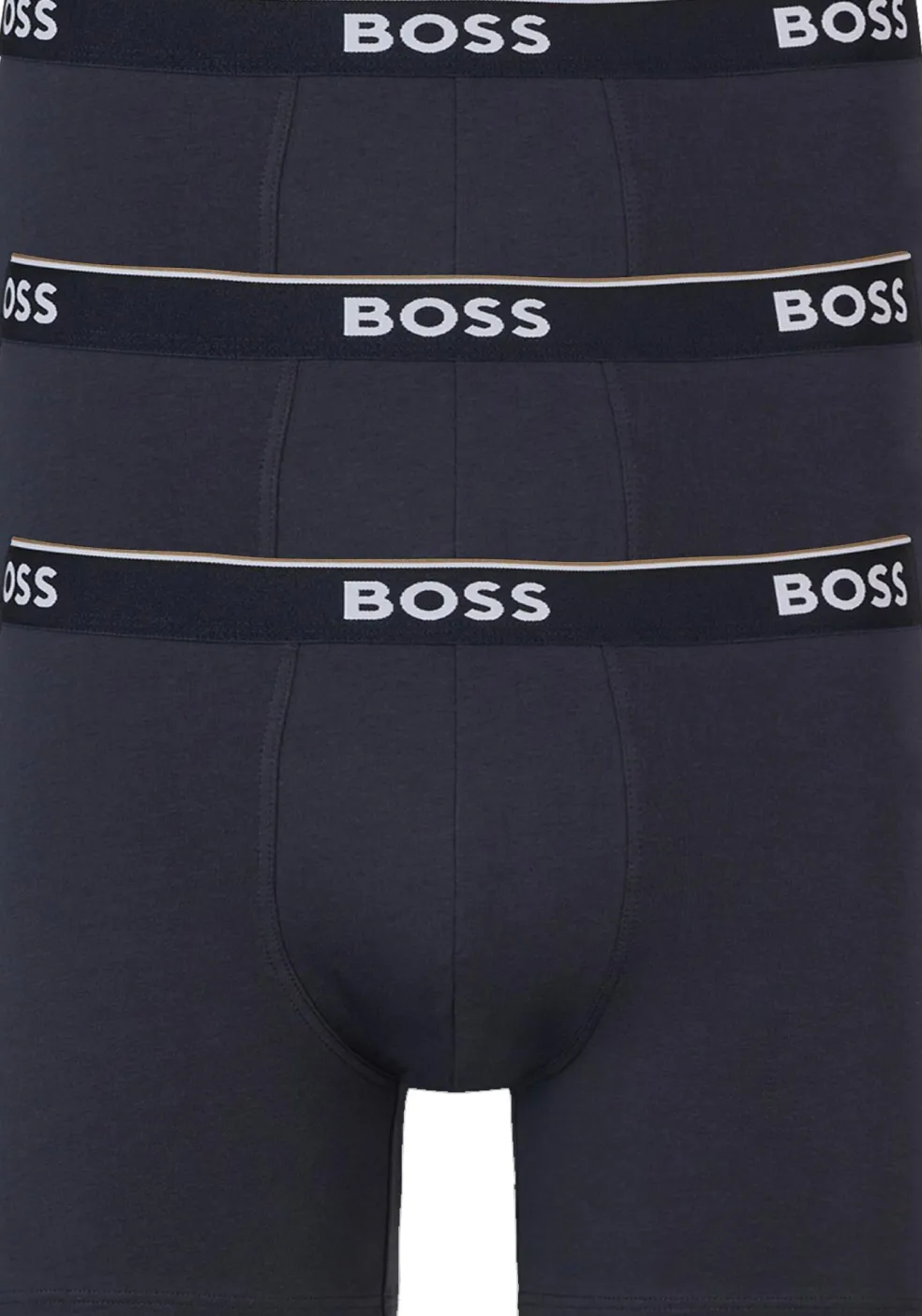 HUGO BOSS Power boxer briefs (3-pack), heren boxers normale lengte, navy