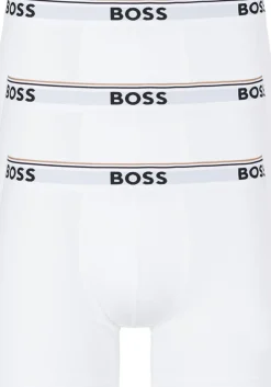 HUGO BOSS Power boxer briefs (3-pack), heren boxers normale lengte, wit