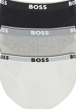 HUGO BOSS Power briefs (3-pack), heren slips, zwart, grijs, wit