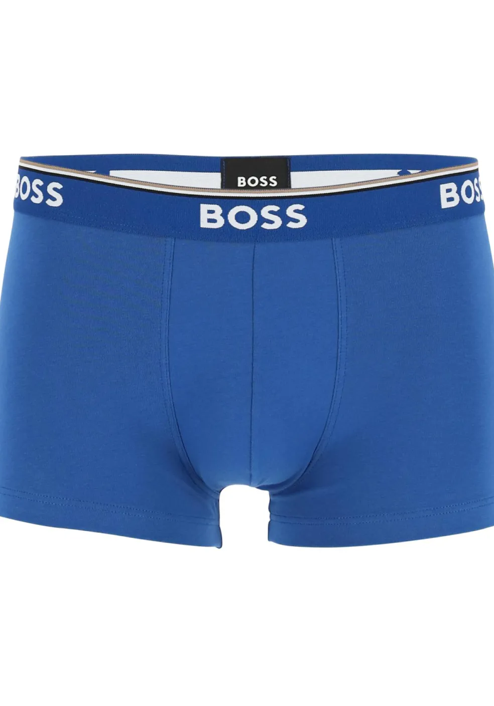 HUGO BOSS Power trunks (3-pack), heren boxers kort, rood, kobalt, zwart