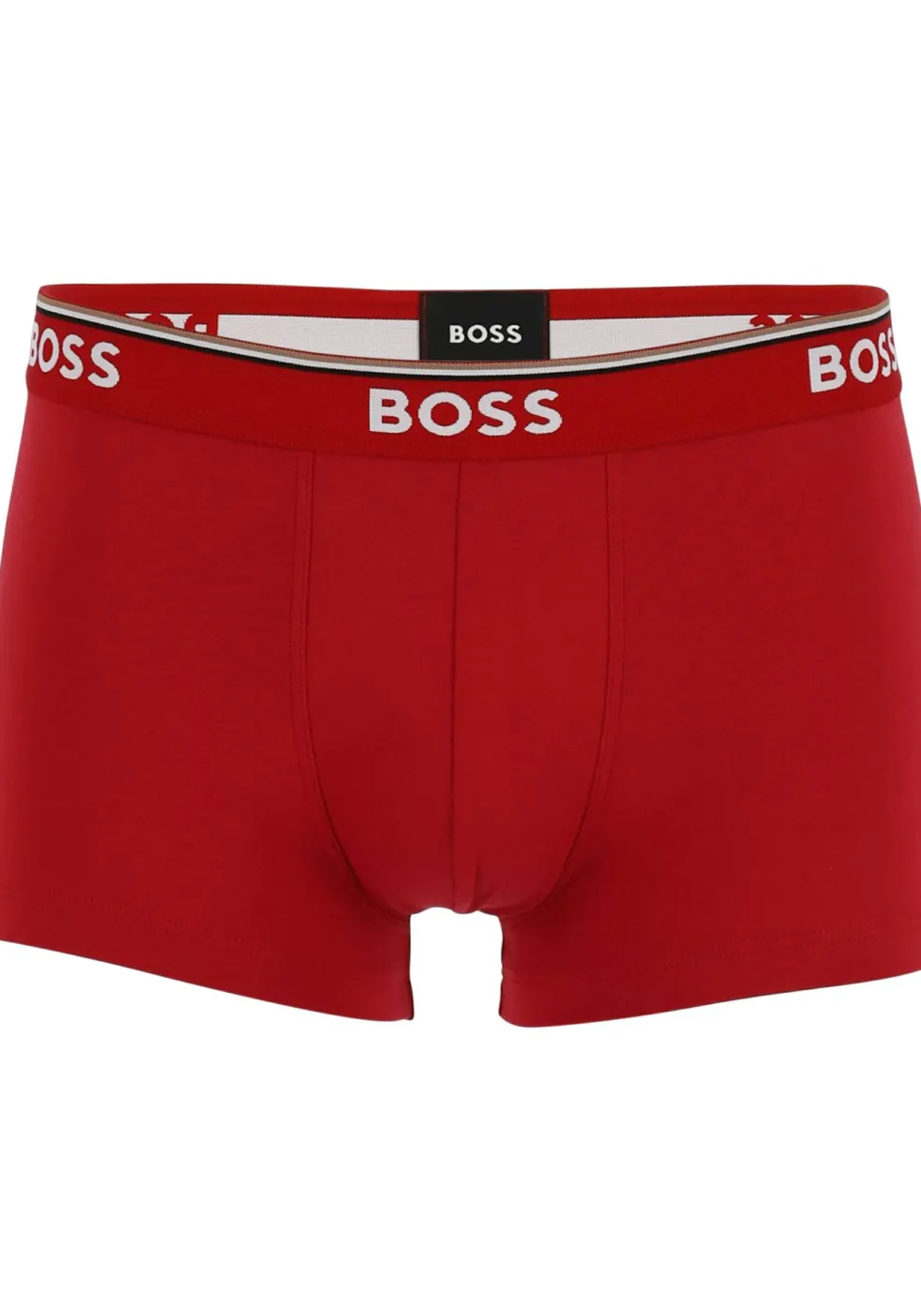HUGO BOSS Power trunks (3-pack), heren boxers kort, rood, kobalt, zwart