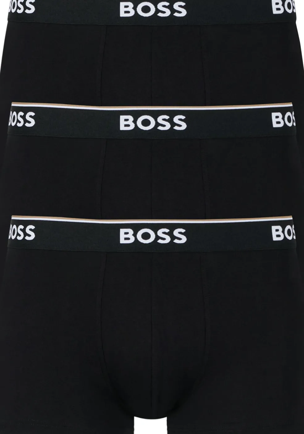 HUGO BOSS Power trunks (3-pack), heren boxers kort, zwart
