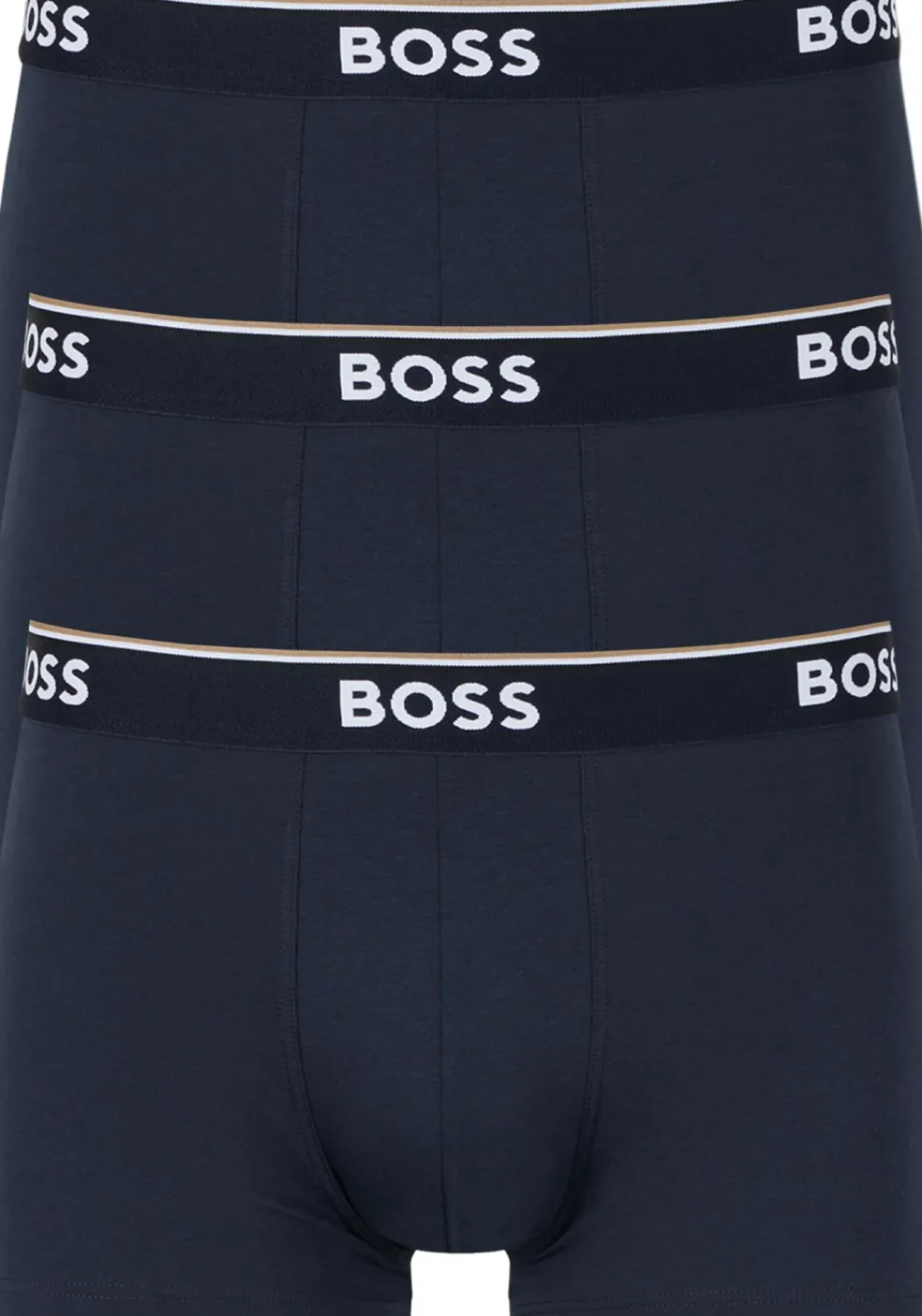 HUGO BOSS Power trunks (3-pack), heren boxers kort, navy