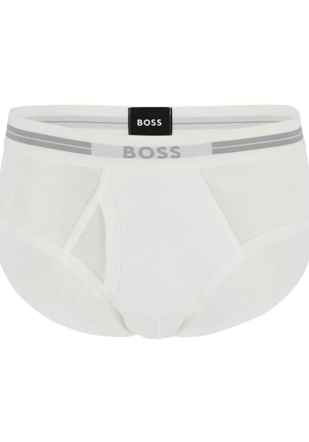 HUGO BOSS Traditional Original brief (1-pack), heren slip met gulp, wit