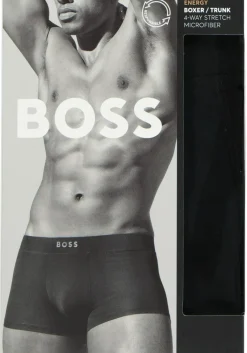 HUGO BOSS trunk (1-pack), heren boxer kort microfiber, zwart