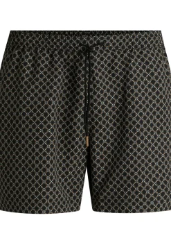 HUGO BOSS Vibe swim shorts, heren zwembroek, zwart dessin