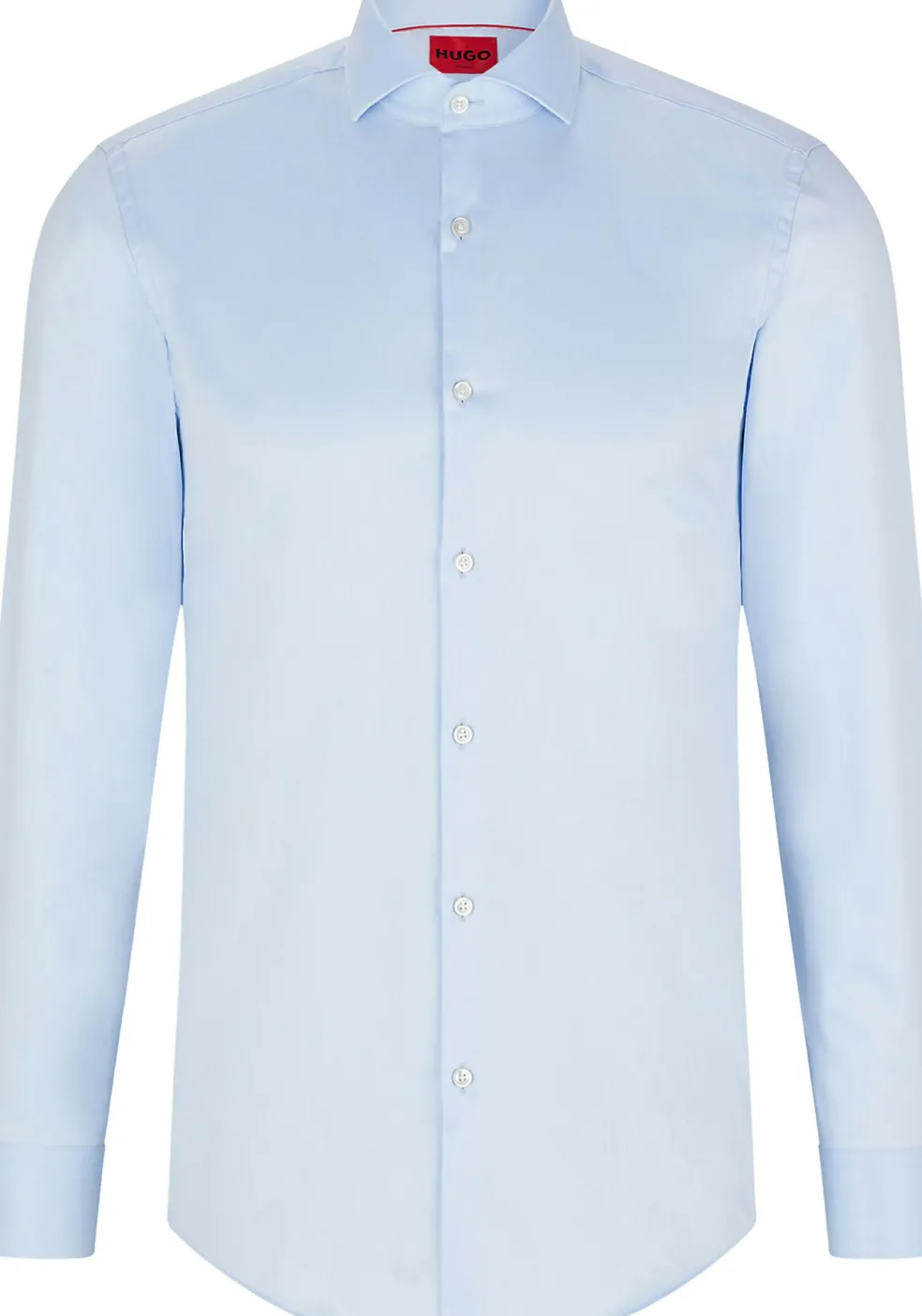 HUGO Kason slim fit overhemd, twill, blauw